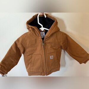Carhartt Canvas Insulated Hooded Active Jacket for Babies
